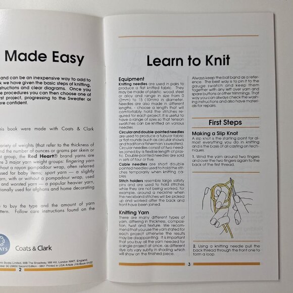 Knitting Made Easy Crochet Evening Glam Patterns Beginner Basics Needlework - Picture 7 of 10